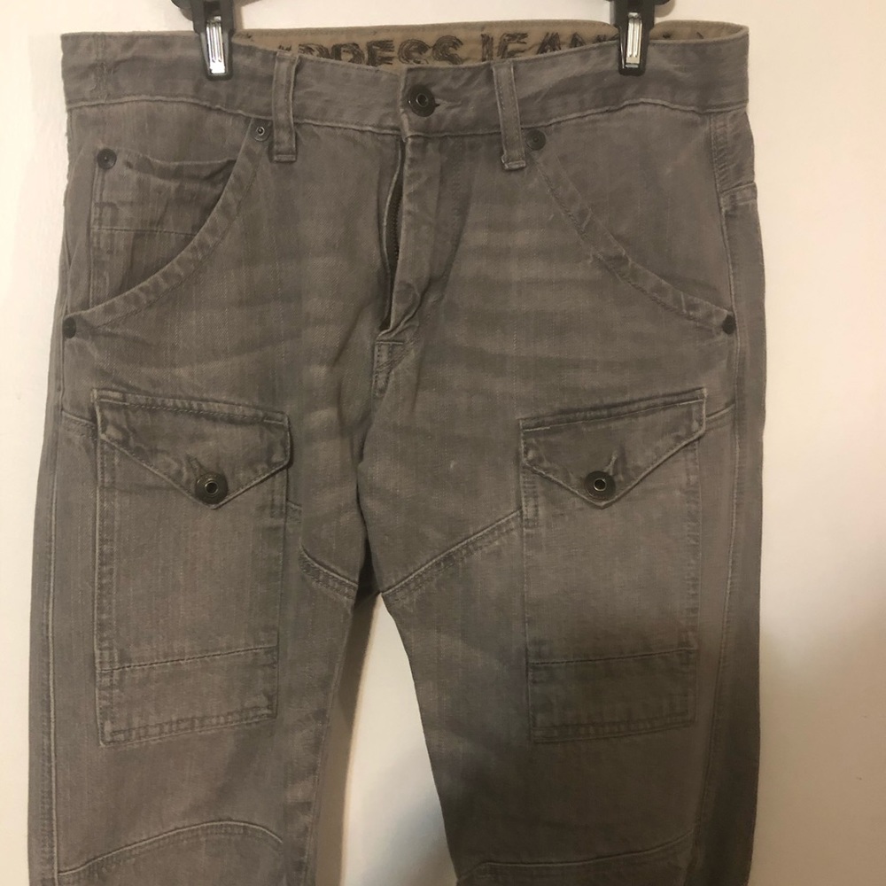 Men’s, Express, gray jeans. 30/34.